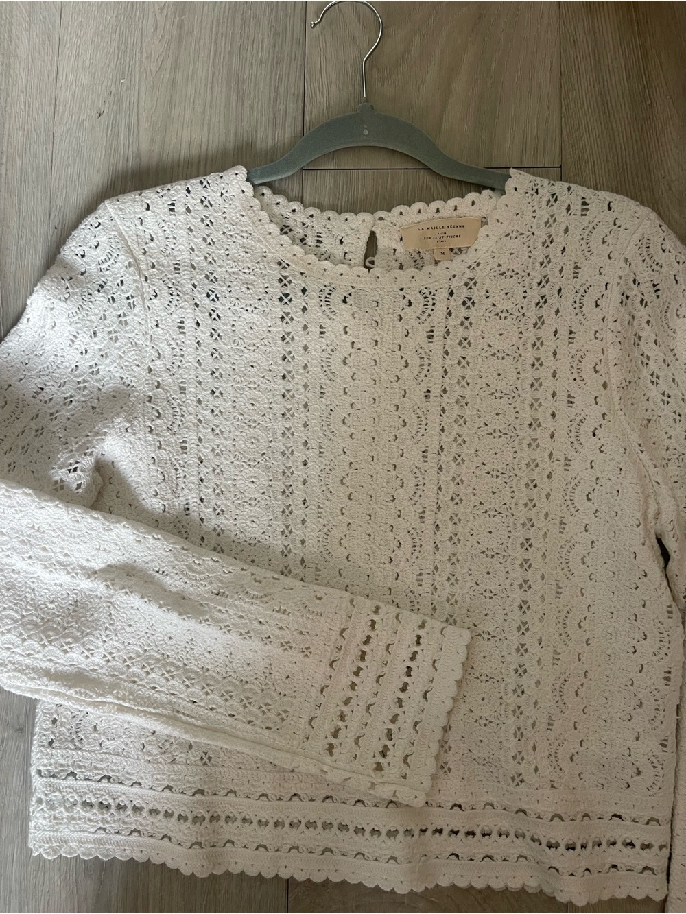 Sezane Noémie Sweater Ecru - Size M - Picture 9 of 13